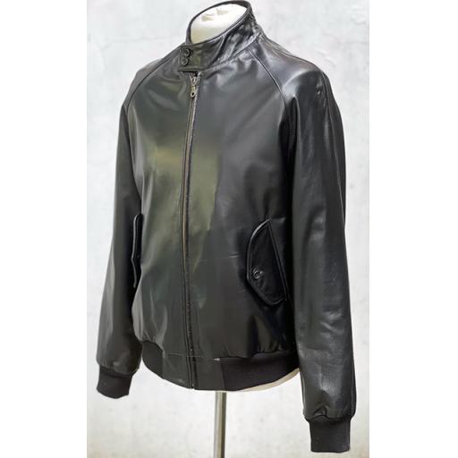 Men's Leather Harrington Jacket 1