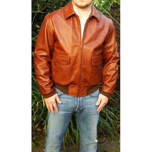 Men's Leather Pilot Jacket