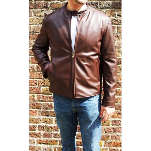 Men's Leather Flight Jacket