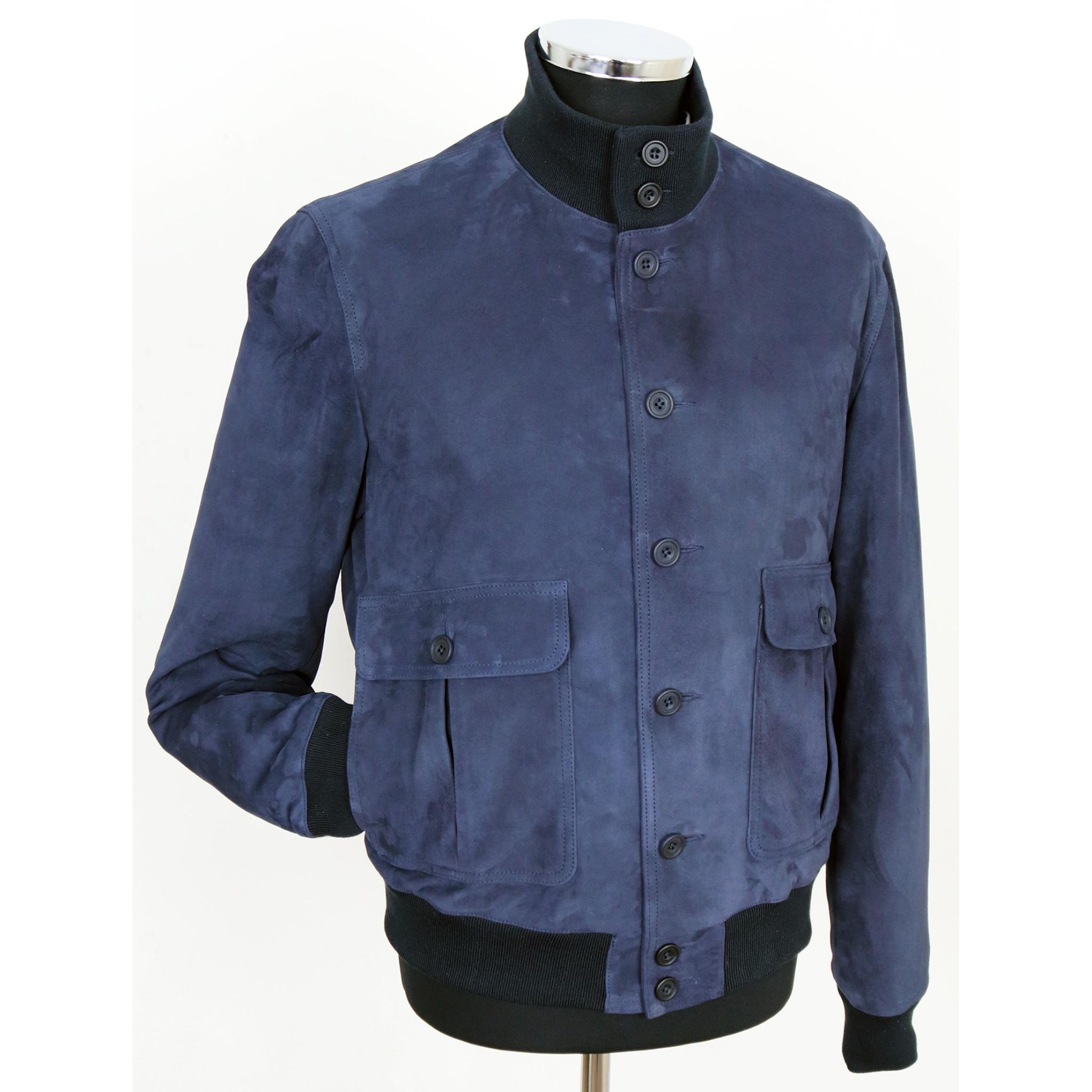 Men's Suede A1 Bomber Jacket