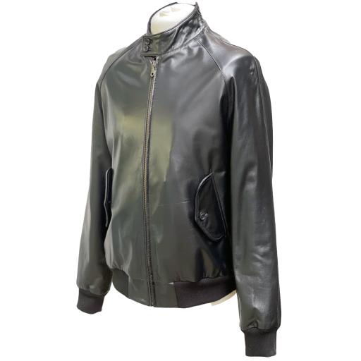 Men's Leather Harrington Jacket 1