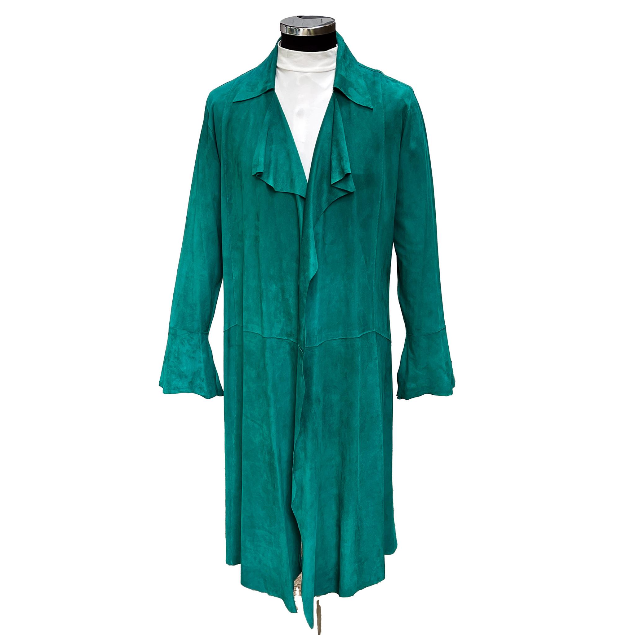 ELENA SUEDE CREAM DUSTER JACKET main image 1