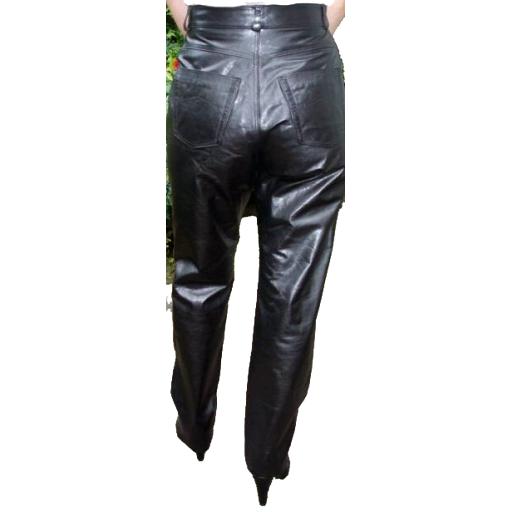 Women's Leather Jeans