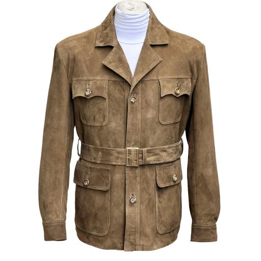 Men's Suede Safari Jacket 1